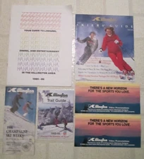 Vintage Killington Vermont Ski Resort Trail Guide, Brochures, 1985-86 Ski Season