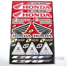 HONDA Decal Sticker ATV Dirt Bike Off-road XR CRF M DE12