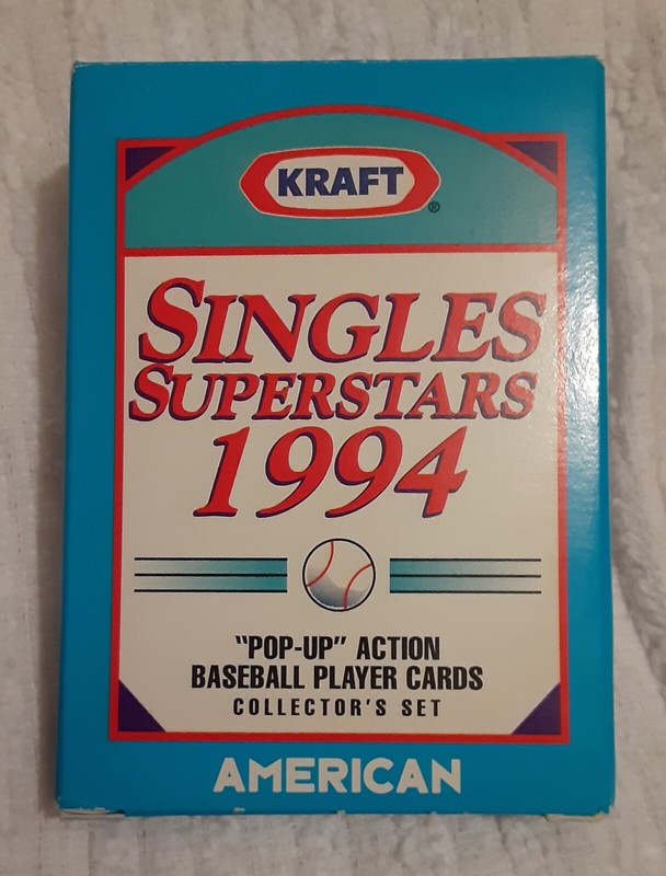 MLB Kraft Singles Superstars 1994 "Pop-Up" Action Baseball Cards Set - American