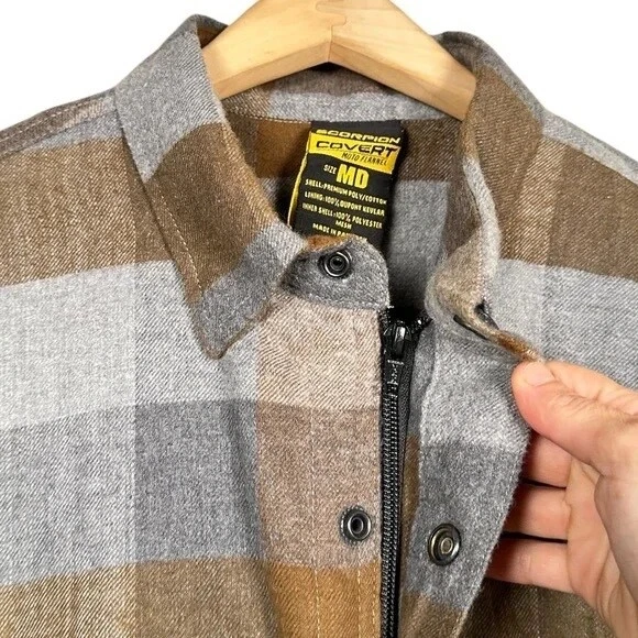 Nueva Camisa de Franela Encubierta Mediana Scorpion EXO Foto 2 de 4