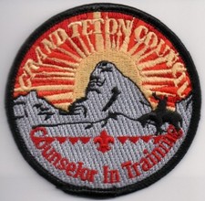BSA Patch, Camp Grand Teton Council, Idaho, Counselor In Training CIT Patch NICE