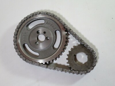 SBC Chevy Performance Adjustable Double Roller Timing Chain Set 5.7L 283 327 350