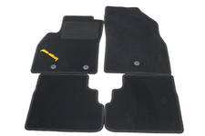 Opel Karl ab 2015  1x Fußmatten Satz vorne und hinten schwarz weiße Naht Neu