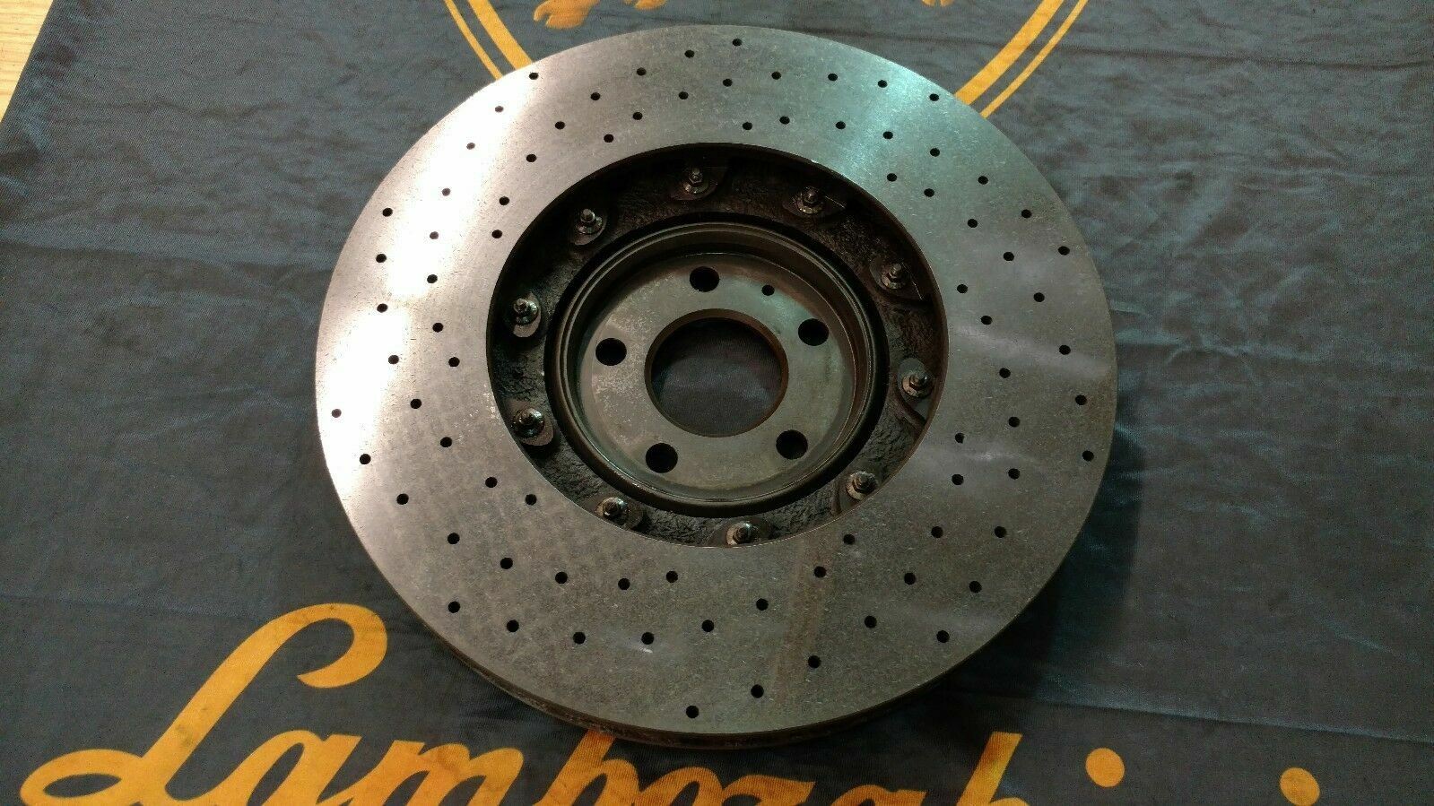 LAMBORGHINI HURACAN GALLARDO LP560 R8 FRONT RIGHT CERAMIC BRAKE 420615302G OEM 1