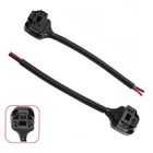 H4 9003 HB2 Female Socket Replace LED Headlight Connector Wire Harness Plug 2PCS