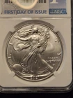2021 American Silver Eagle (Type 2) MS-70  NGC First Day of Issue