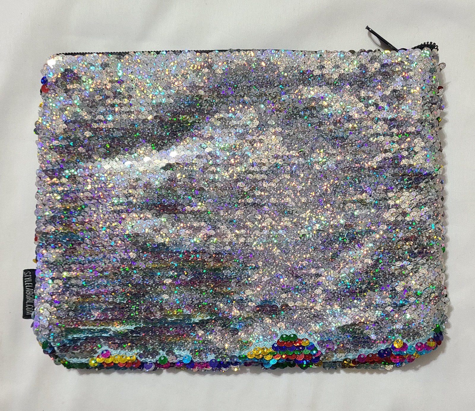 Rainbow Magic Sequin Pouch Reversible Multicolor … - image 6