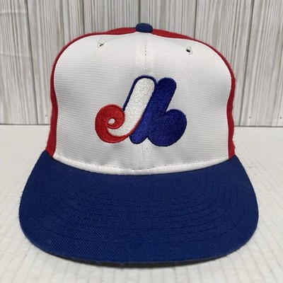 VINTAGE Montreal Expos Hat Cap New Era 7 1/8 Diamond Collection 5950 90s