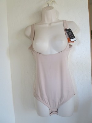 TC WONDERFUL EDGE FIRM CONTROL TORSETTE BODYBRIEFER, #4246, XL, BEIGE, NWT $76
