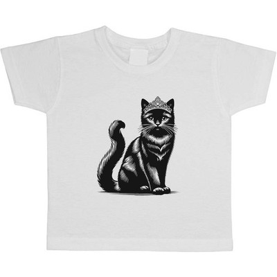 ''Katzenprinzessin'' Kinder / Kinder Baumwolle T-Shirts (TS056021)