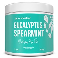 Skin Sherbet Eucalyptus  Spearmint Body Polish Salt Scrub - 16oz