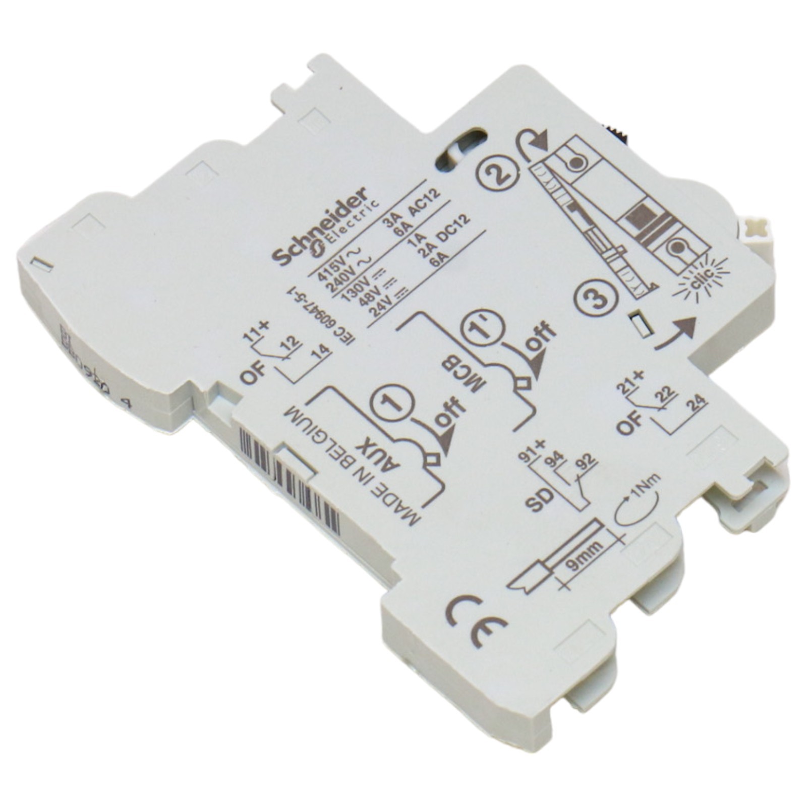 26929 SCHNEIDER ELECTRIC, Auxiliary contact - 1 OC + 1 SD/OC 26929 Auxiliary ...