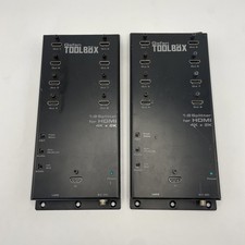 LOT OF 2 Gefen Toolbox 1:8 HDMI Splitter 4K X 2K GTB-HD4K2K-148C-BLK - UNTESTED