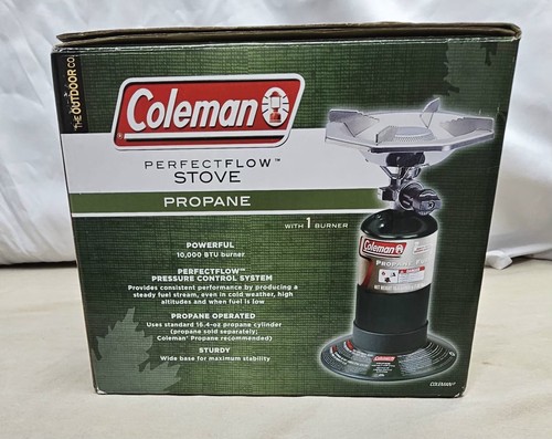 Coleman PerfectFlow 1-Burner Propane Camping Stove | eBay