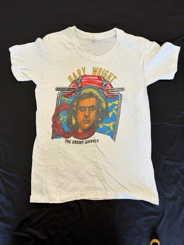 Rare Vintage 197 Gary Wright Dream Weaver Tour Shirt Sz Medi Vintage vintage concert t-shirt, vintage, size M, single stitch, B+ condition