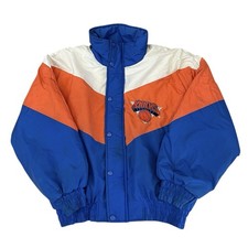Vintage New York Knicks Logo 7 Youth Jacket NBA Basketball 90s NY