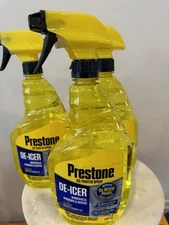 Prestone Trigger Spray Windshield De-Icer 32oz, Be Winter Ready! LOT OF 3