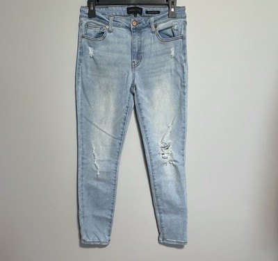 Kendall + Kylie The Ultra Babe Skinny Light Wash Jeans 7/28 