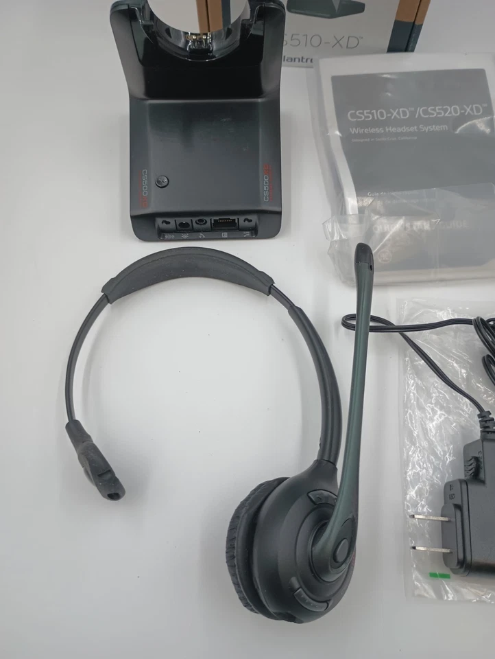 NEW GENUINE PLANTRONICS CS510-XD EXTRA DENSITY HEADSET TTA POLY 7E2J8AA 88284-01 - Image 2 of 4