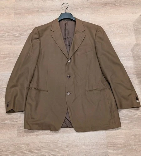 Superb Ermenegildo Zegna  Soft 3Buttons Brown Men Jacket - product listing photo