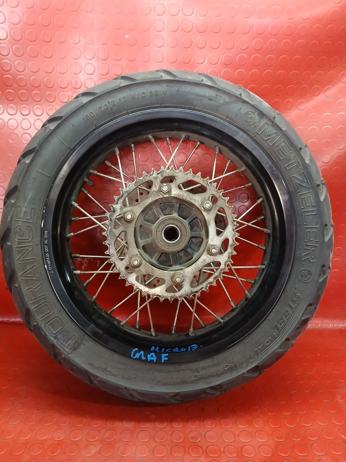 CERCHIO RUOTA CORONA DISCO POSTERIORE BENELLI TRK X 502 ABS 2017 2020 VEDI FOTO