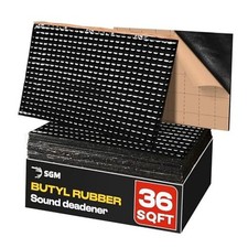Black Premium Car Sound Deadening Mat 80 mil 2mm 3.4 sqm , 36 sqft