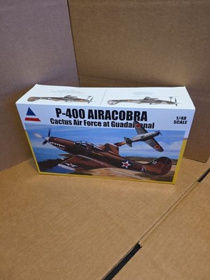 Accurate MIiniatures 0407 '' P-400 AIRACOBRA USA   '' 1/48 KIT, Opened