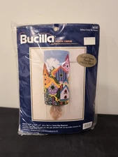 Bucilla Plastic Canvas kit #6255 Birfhouse Kitchen Bag Dispenser 