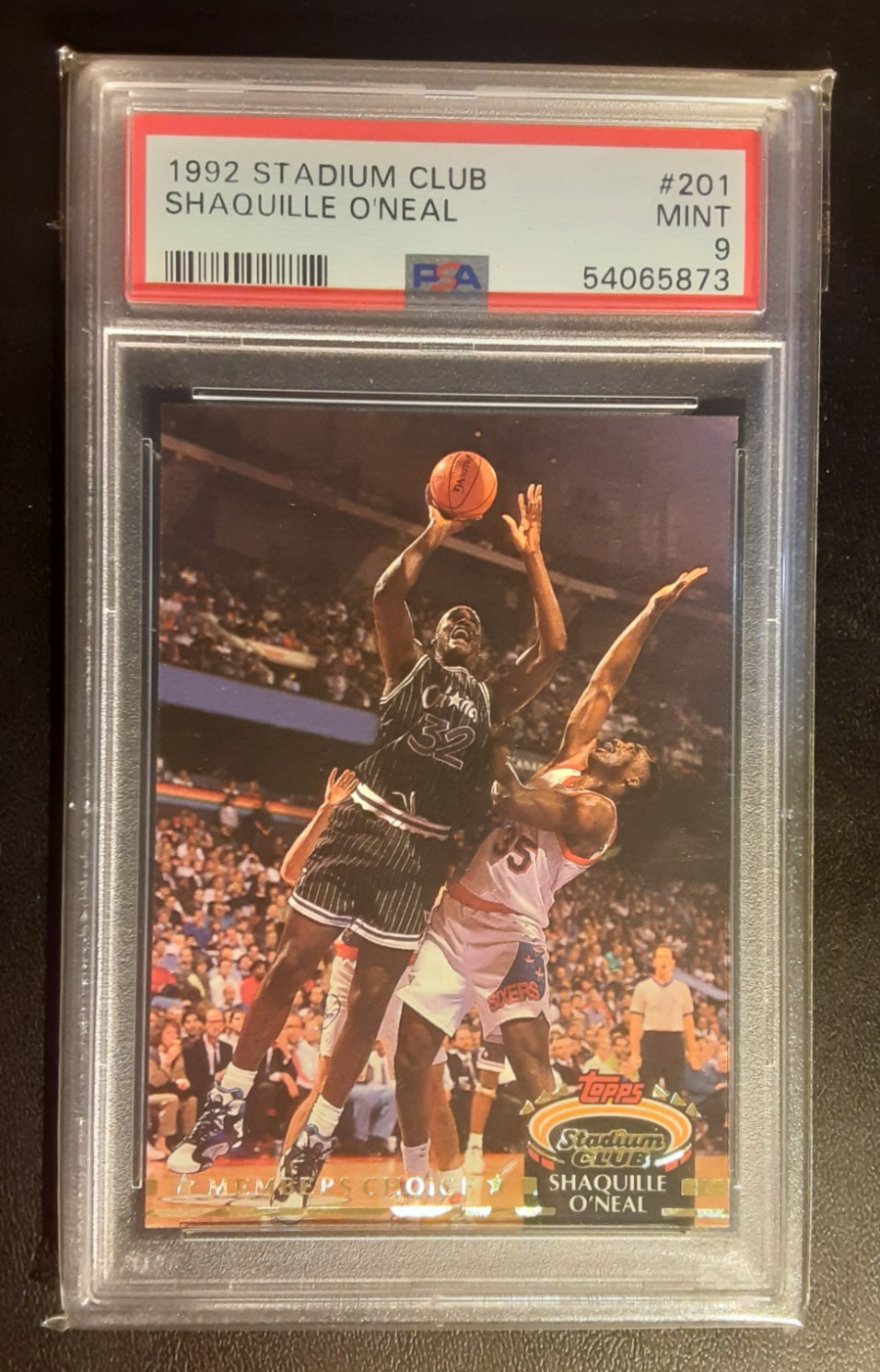 1992-93 Stadium Club #201 Shaquille O'Neal PSA 9 RC