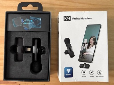 Wireless Mini Lavalier Microphone ''K9'' für iPhone - sehr guter Zustand