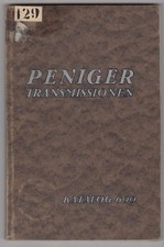 Katalog 600 Peniger Maschinenfabrik und Eisengiesserei  A.-G., Penig (Sachsen)