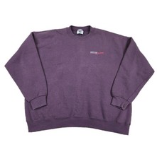 Vintage 90s Lee Heavyweight Sweatshirt Mens XL Purple Crewneck Pullover USA Gym