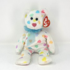 TY Beanie Baby - KISSME the Bear NWT Born February 07, 2001