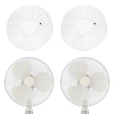 2 Pcs Fan Dust Cover 20"-22'' - Dustproof Fan Mesh Cover Protector, White