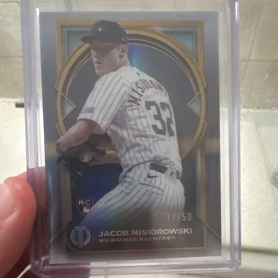 Topps Tribute Jacob Misiorowski GoldMilwaukee Brewers Rookie #94 11/50 2026