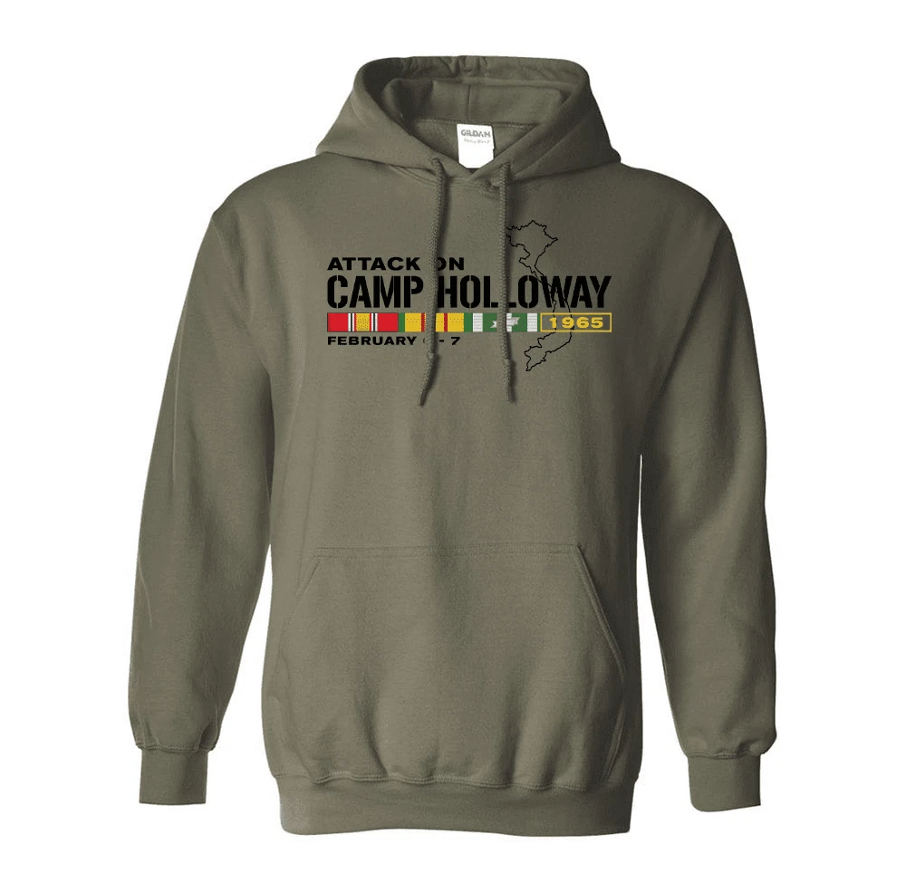 Attack on Camp Holloway Vietnam Hooded Sweatshirt