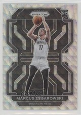 2021-22 Panini Prizm Silver Wave Prizm Marcus Zegarowski #300 0nr3