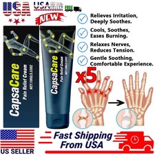 USA CapsaCare Neuropathy Massage Cream  Soothing Nerve Pain Relief 100g Hot New