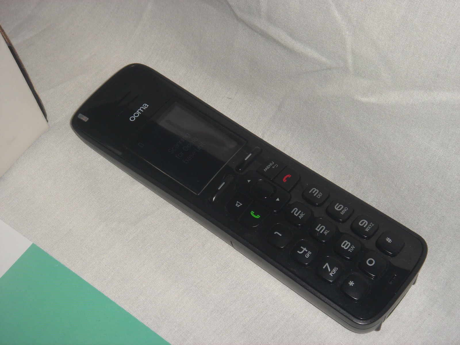 Ooma Telo Air Internet Home Phone Service w Cordless Handset Phone! 