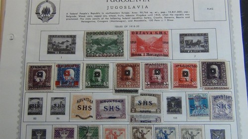 Stampsweis Yugoslavia collection on Minkus pages est 550 or so stamps - Picture 2 of 20