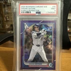 2024 Bowman  Chrome Shohei Ohtani Purple Refractor PSA 9 225/250