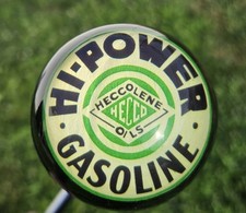 Custom Hi-power Gasoline Shift Knob With Adapter Vintage Rat Rod Gasser Muscle