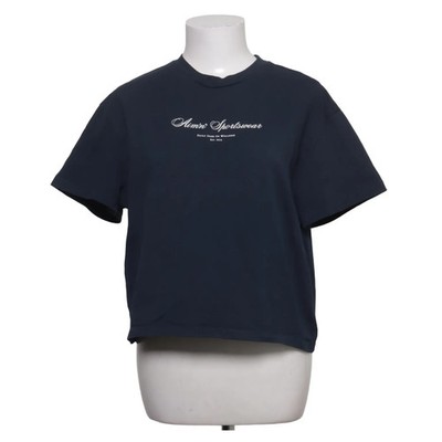 Almina, T-shirt, Größe: M, Blau, Bio-Baumwolle, Print, Herren #dCb