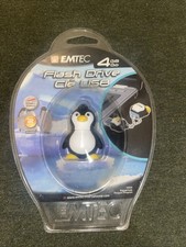 Emtec PENGUIN Collectible USB Flash Drive 4GB Brand New Factory Sealed
