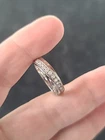 925 Sterling Silver CZ Ring Size US 7.25 Vintage
