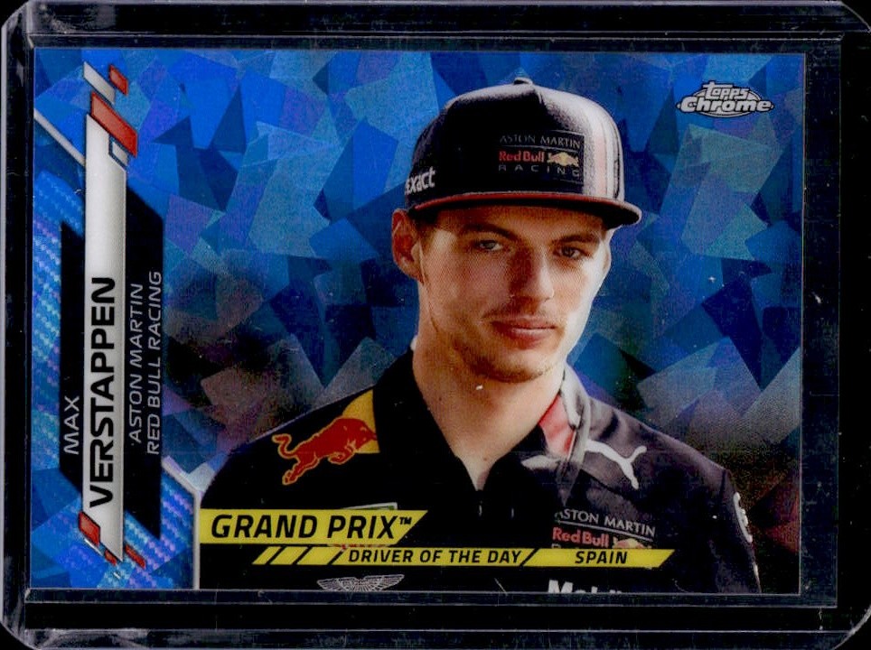 2020 Topps Chrome Sapphire F1 Formula 1 Max Verstappen #158 view 1