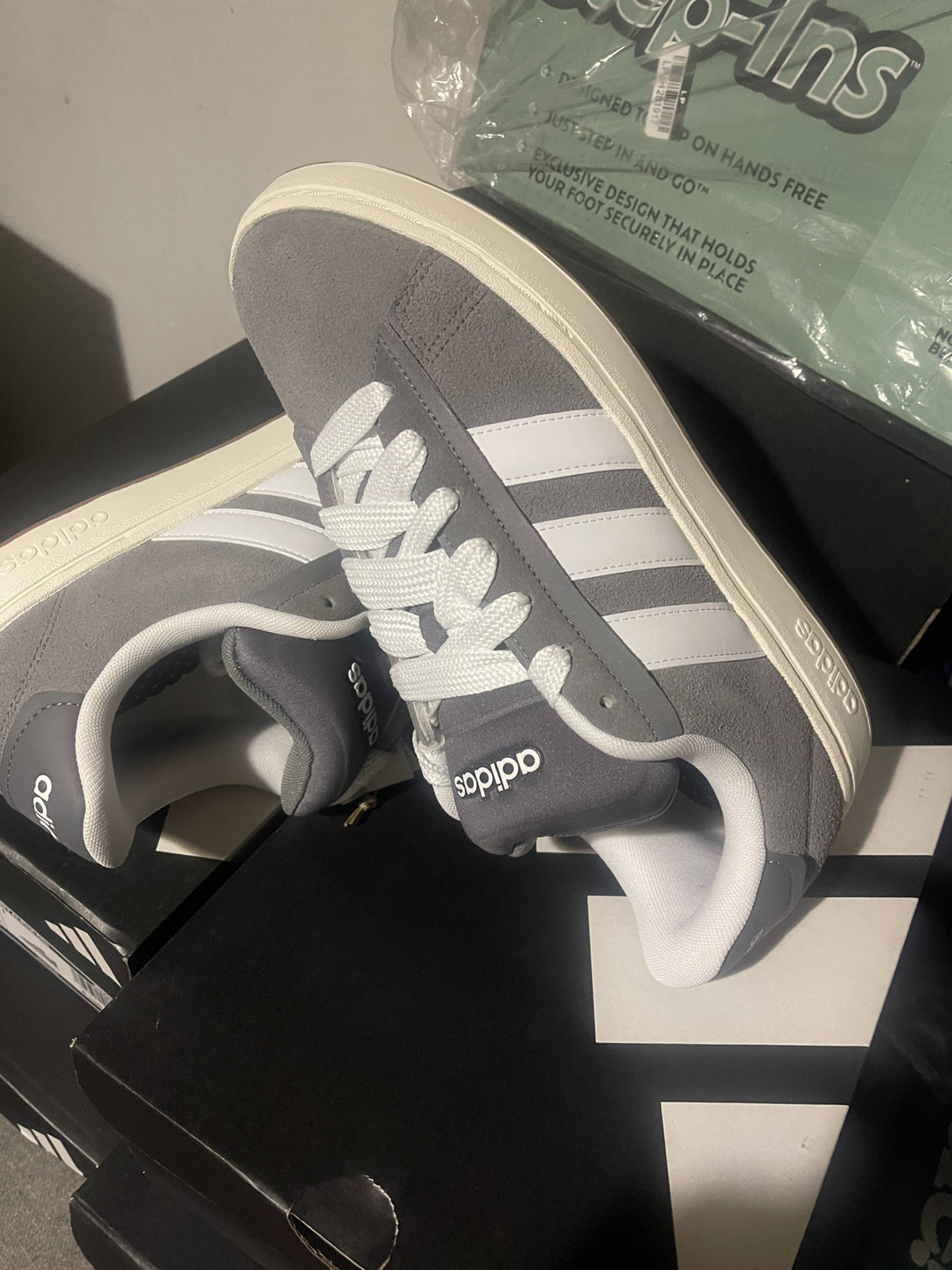 Tenis Adidas Para Hombre Size # 11 Color Gris / zapatillas sneaker