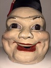 Vintage Big Head Full Mask Chinese Festival Parade Theater Paper Mache 1960s 70s — photo 1
