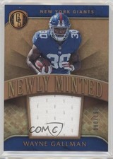 2017 Panini Gold Standard Newly Minted Memorabilia 80/199 Wayne Gallman #39 0a3