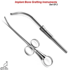 Implant Bone Grafting Syringe Surgical Bone Collector 9mm Filte Dental Tools Set